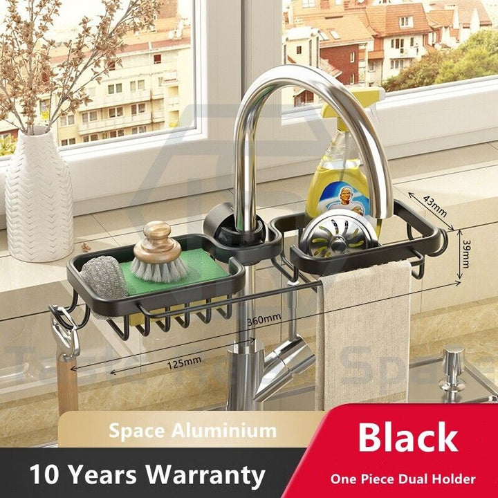 Taste Relax Space Faucet-Mounted Sink Caddy Organiser