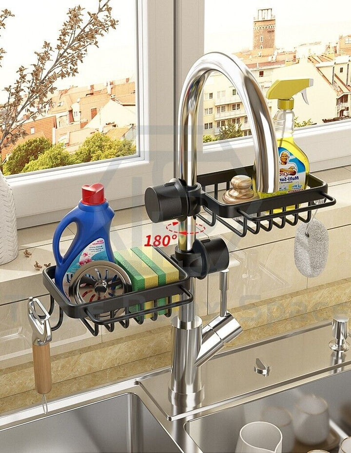 Taste Relax Space Faucet-Mounted Sink Caddy Organiser