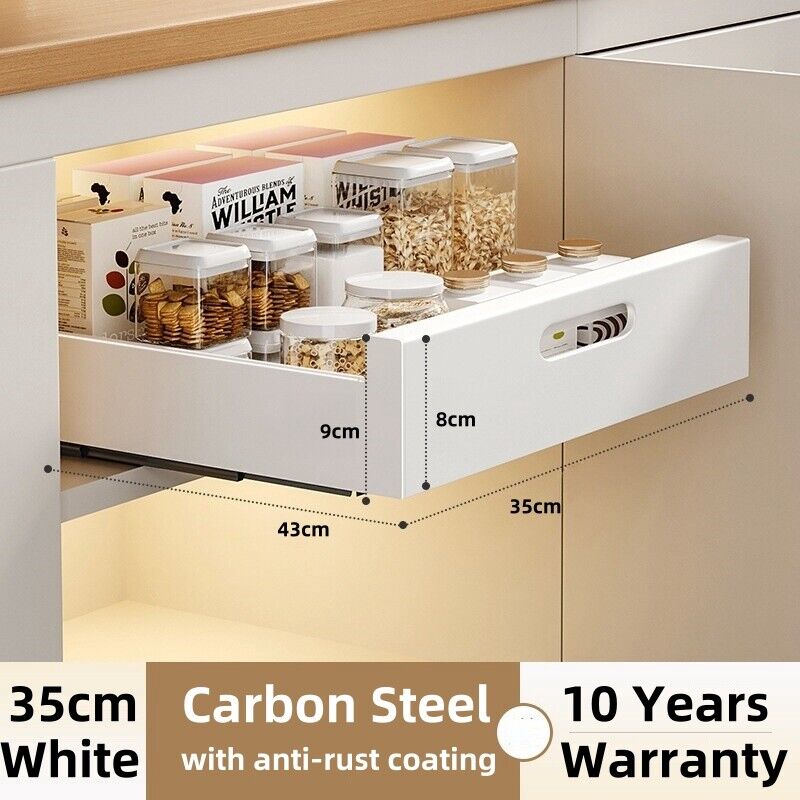 Taste Relax Space No-Drill Pull-Out Kitchen Cabinet Drawer Organiser – 25–40 cm