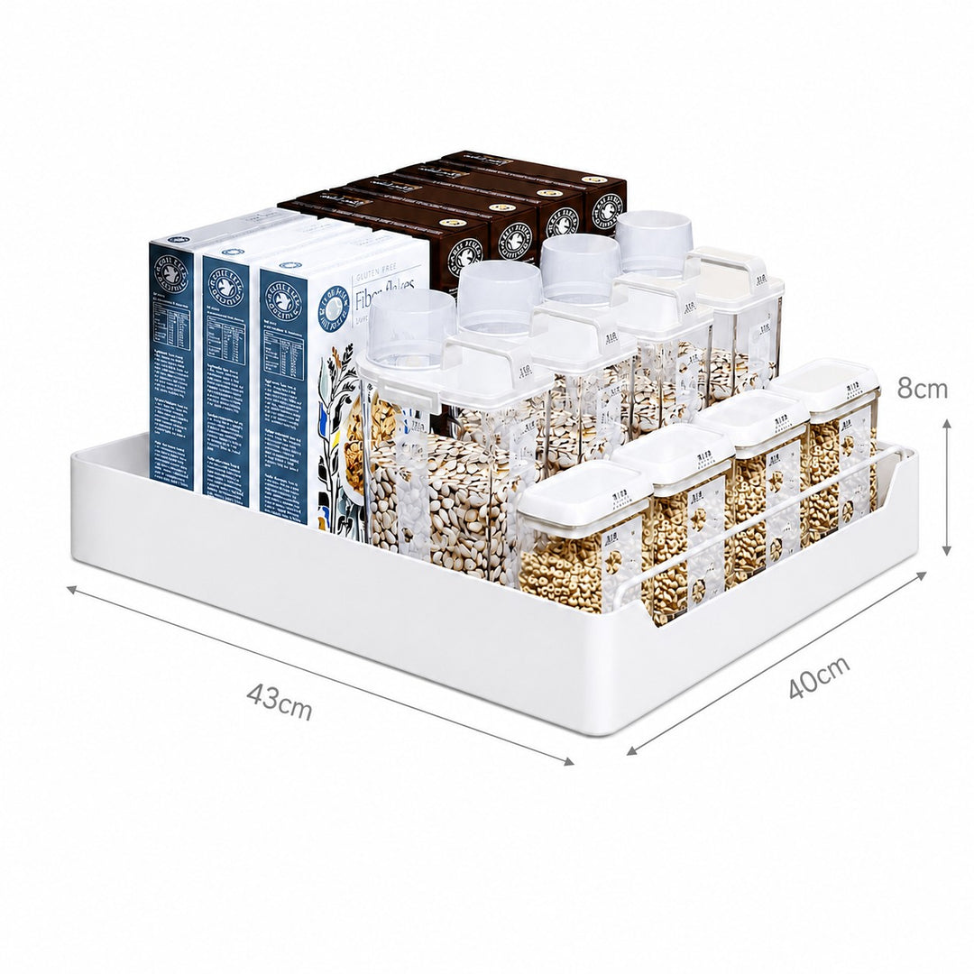 Kitchen Cabinet Storage Organiser Pull-Out Storage Basket Carbon steel with painted finish