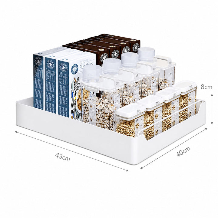 Kitchen Cabinet Storage Organiser Pull-Out Storage Basket Carbon steel with painted finish