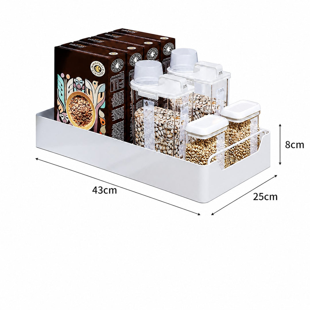 Kitchen Cabinet Storage Organiser Pull-Out Storage Basket Carbon steel with painted finish
