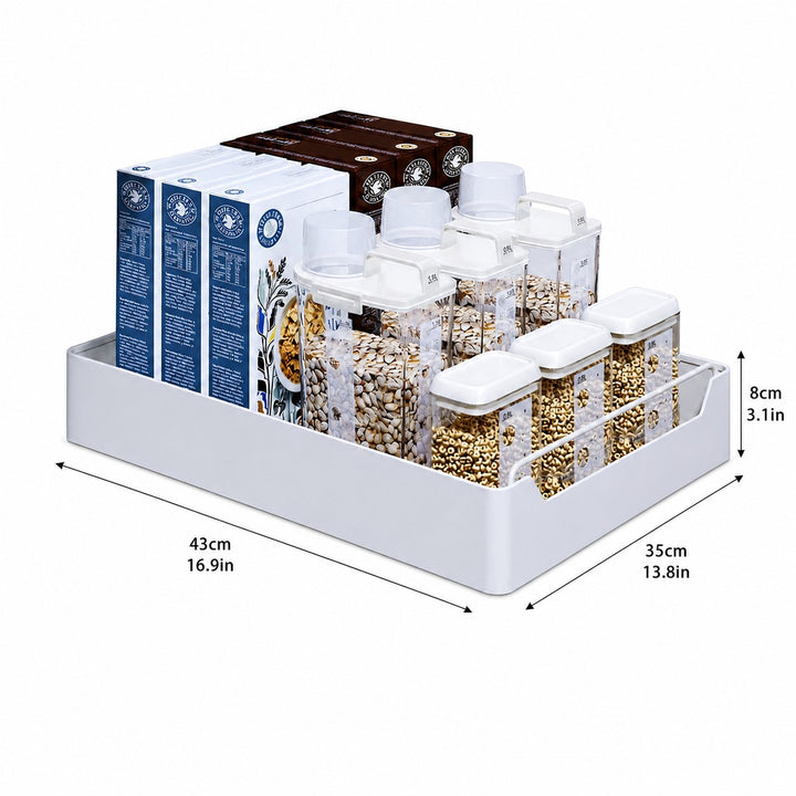 Kitchen Cabinet Storage Organiser Pull-Out Storage Basket Carbon steel with painted finish