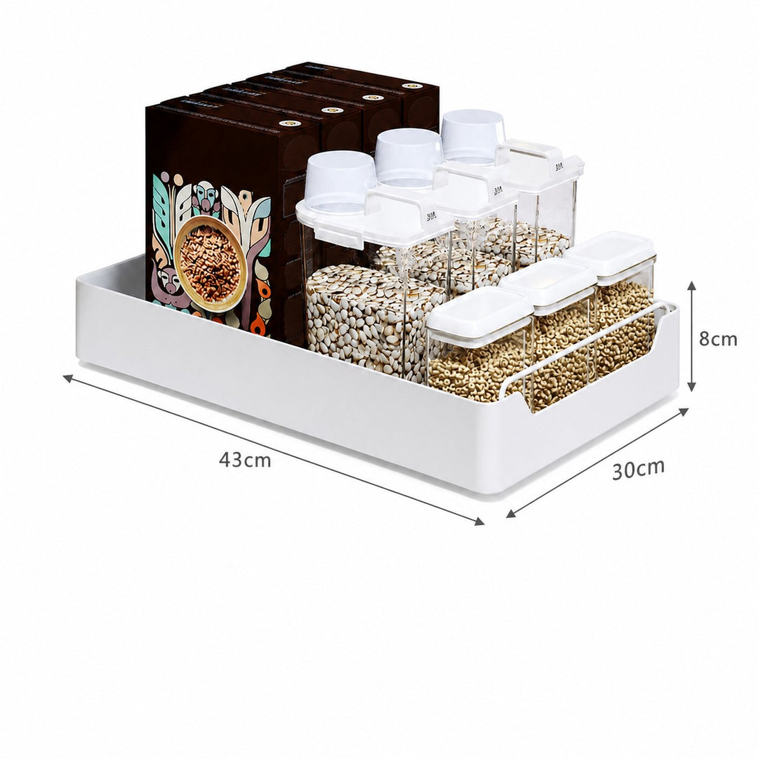 Kitchen Cabinet Storage Organiser Pull-Out Storage Basket Carbon steel with painted finish