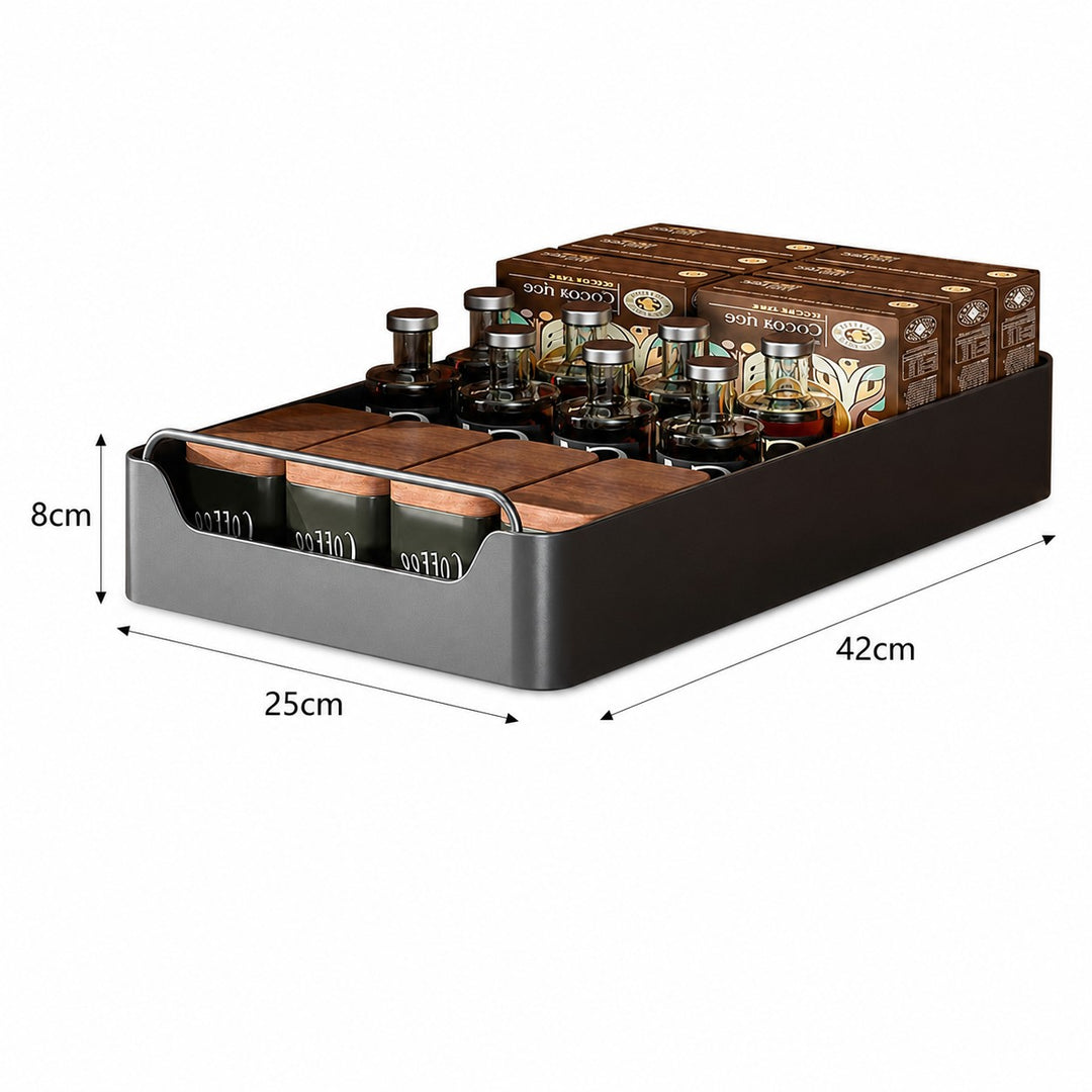 Kitchen Cabinet Storage Organiser Pull-Out Storage Basket Carbon steel with painted finish