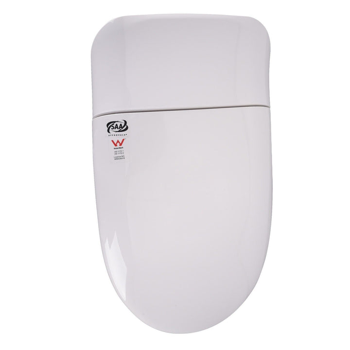 680mm Smart Bidet Toilet S-Trap with 3.5L Flush, Heated Seat &amp; Remote - White